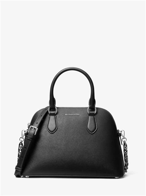 veronica michael kors|Veronica Medium Saffiano Leather Dome Satchel .